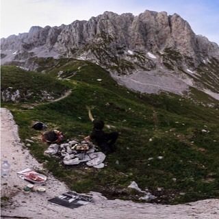#hiking and #chilling in mountain #presolana #whataview #ultratrail #wonderfulitaly #360 #360video #wearevr
