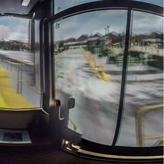 Inside a #forklift #simulator a #360video #interactive video experience #wearevr #logistics #industrial