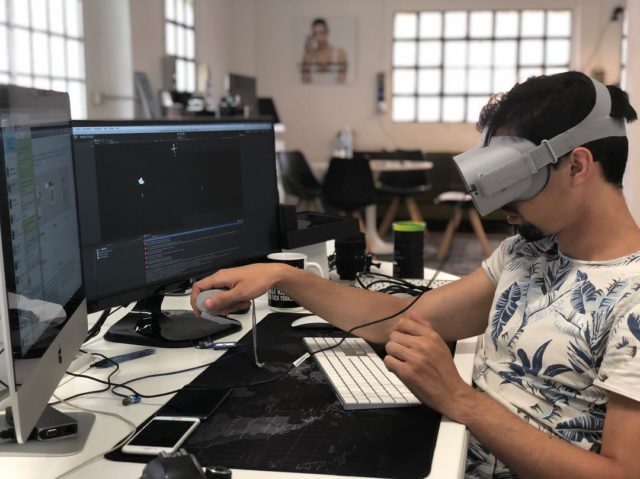 Ok, things are going out of control.. immersive dev mode: on! #oculusgo #wearevr #whatabeautifuldaytodevelop